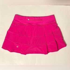 EUC Lululemon Pace Rival Mid Rise Skirt